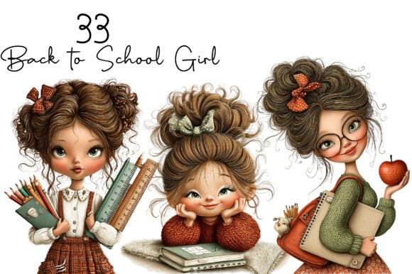 Download Back to School Girl Clipart - Back to school Collection