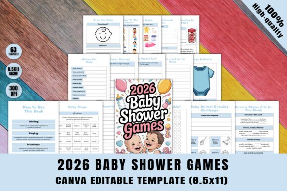 Download 2026 Baby Shower Games - Game Collection