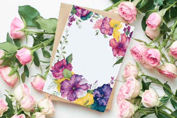 Download Watercolor Invitation Card Background - Premium Bundle